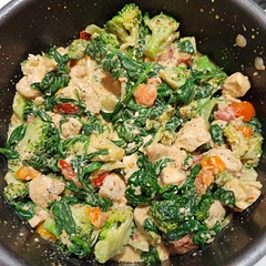 It is DELICIOUS ABSOLUTELY DELICIOUS. This will now be my go to meal!! I will probably eat it over rice or noodles, or just as is. So good!! (I did double the recipe so it took a little over 30 minutes and needed a couple dishes, but well worth it!)