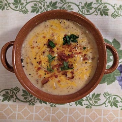 I substituted the ancho chili powder for old bay seasoning because my family can't have spicy things. I added hot sauce in my soup. It was absolutely delicious 😋
