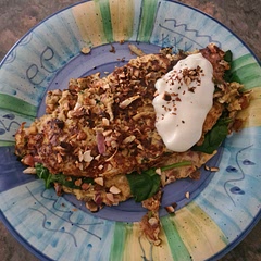 Used cumin seeds instead of coriander seeds. Served with toasted chopped almonds instead of flakes. Delicious!