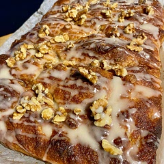This was delicious, I used your same day dough recipe, I didn’t have cream cheese as it was a rainy gloomy day and didn’t want to step out, so I just used icing sugar, vanilla essence and milk, I also added walnuts on top. It was really tasty and definitely will make again.