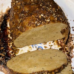 My first vegan Thanksgiving and this vegan turkey turned out very delicious! I used extra firm tofu and needed to add more water when blending. The rice paper skin took it over the top! I'm definitely making this again!