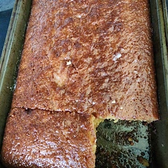 Moist  and delish, i adjusted sugar 75grams for glaze.
