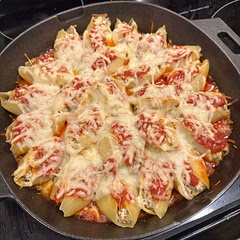 Delicious!! Would definitely recommend doubling the sauce on the bottom of the pan and do more than a heaping tablespoon on top.