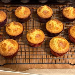 I used oil instead of butter. They came out really tasty! My family loved them!