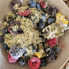 Fresh, not overly sweet. A great balanced meal.