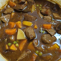 Oh wow this was good. I'm not used to a thick/gravy-ish stew but I'm so glad I tried this. Definitely not quick but honestly worth it, especially on cold winter nights.