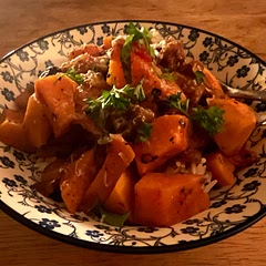 It looked beautiful, but I found it quite under developed in flavor given how long it cooked. My husband doesn’t normally like eggplant, so I make him a dish and he emphasizes how much MORE he doesn’t like eggplant, I know the dish was a failure.