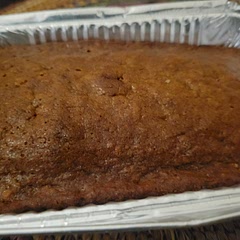 It baked  in about 30mins cos I used foil baking pan's so I didn't  get to cover with foil paper as the recipe suggests 
