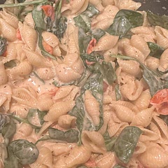 Add Parma Rosa seasoning next time. Add mushrooms