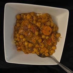 added carrots and red peppers, seasoned to my liking, and served it over mashed potatoes!!! i love it