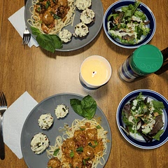Made this for our one year anniversary dinner and it was so tasty!! We love the regular Marry Me chicken on thighs and breasts but the meatballs were a win for sure! We will definitely do it again and it made lots of leftovers.