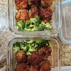 Definitely one for the books! We will be making this again for lunches. You don't really taste the carrots or zucchini but they still bring a unique flavor to the balls! I also used a mini loaf pan and made 24 balls.