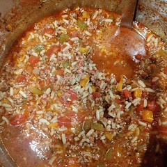 Delicious use chorizo instead of Italian sausage would make again