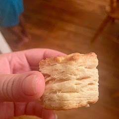 Very flaky! Moist. Buttery.