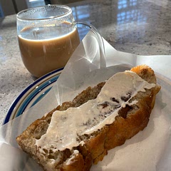 This bread is Ahhhh-mazing! We like our icing spreadable and thick. The bread is so soft and pillowy….. has just the right amount of sweetness!! Perfect for any occasion!