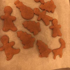I replaced sugar with honey so I had to add more flour.
And I used spelt flour instead of all purpose flour - the taste was great