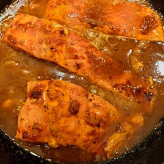 This was tasty. We had it with white rice and mixed veggies. I cooked it in a cast iron skillet because it had to cook under the broiler, and it cooked evenly. My husband really liked it. He said it tasted like restaurant quality. =) Try it!