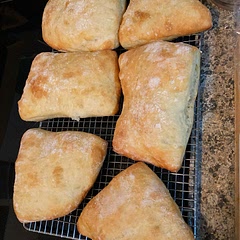 Instructions say to put near the bottom of the oven, but if your oven has a heating element at the bottom as well as the top, the middle is best. Otherwise a super easy and delicious recipe! Will make again.