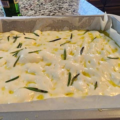 First loaf going in! Can't wait to taste it!