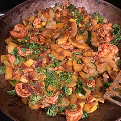 Very light yet filling dinner!