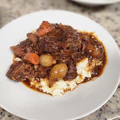 Really good over mashed potatoes
