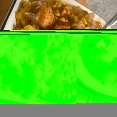 We use grilled chicken