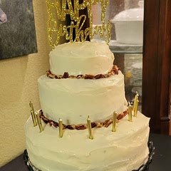 Made this carrot cake for my tias new years birthday party and turned it into a 6 layer cake with 0 modifications. It was a hit! Multiple people said it was the best carrot cake they had ever had. I'm starting to see a clear trend: Sallys recipes never let me down. That being said, if I were to make it for my own birthday, I'd add less sugar to the actual cake next time. Frosting was perfect.