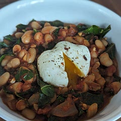 Added collards instead of spinach to make it better for reheating