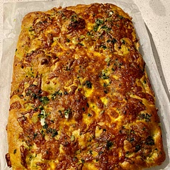 I used the same day dough recipe for this one, easy, delicious, and a massive hit yet again with your focaccia recipes, I’ve tried a few of yours and absolutely love them, I’m devoted and won’t stray 😂
