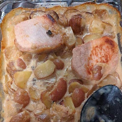 Easy.  Would add mushrooms with the potatoes next time 😎