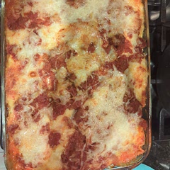 Doubled the garlic, half the cheese was a mozz-parm mixture because that was all the store had, would double ricotta mixture next time as personal preference. Sauce came out delicious.