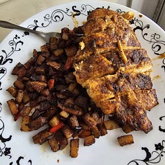 This recipe just became my go to. I have a rack air fryer, and the timing was still perfect. I only added 3 extra minutes at top temp (400°) for 3 minutes to give that extra crisp. It's one of the juciest chicken breasts I've ever had.
