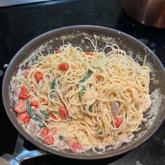 Thank you this taste really good.  I would love to see more with leftovers.!!  I am a true beginner cook and I felt like a pro with this one