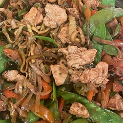 Added some finishing salt. Needed a little spice so I added my favorite Asian sauce, chili garlic sauce. If you try it for the first time use VERY LITTLE because it’s really spicy.