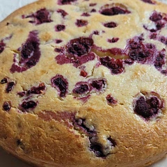 delicious! I used whole milk ricotta and you could really taste the cheesiness of the ricotta. I will try with less sugar next time like another user stated.