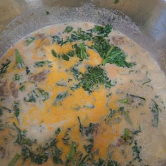 Love this recipe just like Olive Gardens soup and I had it with garlic bread. So So delicious 