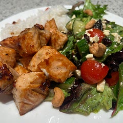 Added maple soy glaze