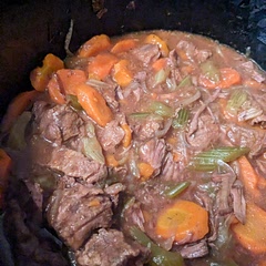 Made it in a crock pot but other cooking alternatives are available in the recipe. Enjoy ! I know I will !!