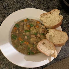Added an extra cup of broth and a little extra of balsamic and Worcestershire to balance. It was plenty thick still. Used frozen carrots and peas mix. Needs a good amount of salt.   Still highly enjoyed!