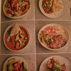 Ideas for chili! Nachos, quesadillas, "salad" rice and tomatoes, wrap, chili baked potatoes.
