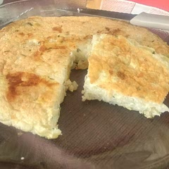 ⭐
Está bien. Un poco desabrida. 

Para 1 persona, hacerla para dos porciones, 1/4 taza de arroz, dos huevos