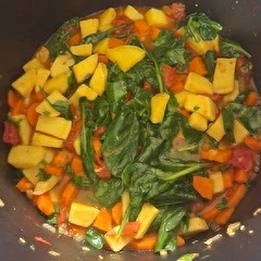 I used the white sweet potato not yams. Super tasty!!