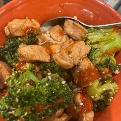 Used half the honey the recipe called for and it was still pretty sweet so added a little bit of rice vinegar which helped. Would make again with less honey