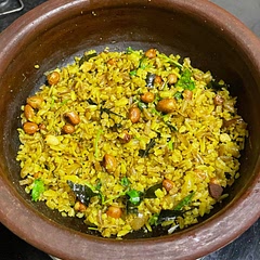 I made it with Red rice Avil ..