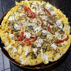 I added some red pepper, yummy 😋 