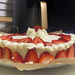 This tasted great!!! The only thing I wish was that it was  a little more moist and also if you want more than 2 layers I would double the recipe!!