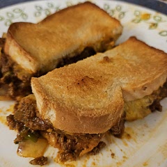 Smells & tastes great! It is quite messy... reminds me of a sloppy joe.