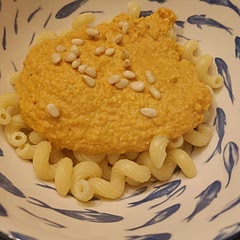 It looks terribly bland but was actually tasty! I followed the recipe exactly, except that i added 1 tsp smoked paprika instead of 1/4 tsp.
It could use some chili powder, we added some chili sauce at the table.