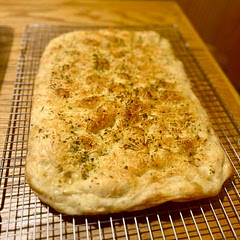 Baked my first Focaccia tonight. I topped with Garlic Powder, Himalayan salt, grated Parmesan and parsley. It’s delicious! Thank you for this recipe!