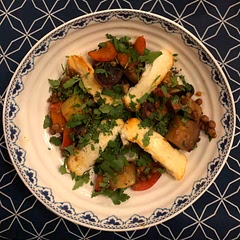 Really easy to make. I forgot the tomatoes! But it was still tasty and I’ll add tomatoes when the leftovers become a lunchtime salad!